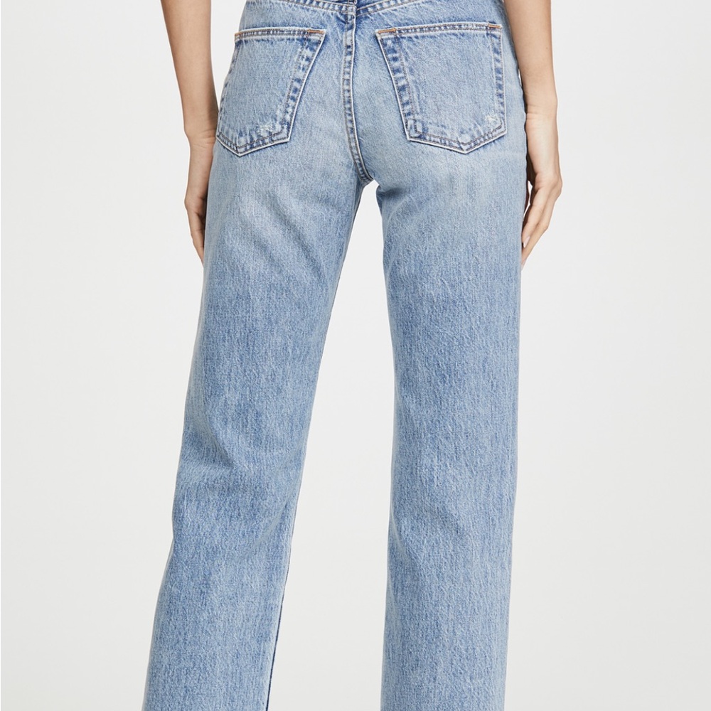 SLVRLAKE London - high waisted straight leg jeans. Heartache wash. - Picture 13 of 16